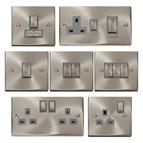 Satin Chrome Switches and Sockets