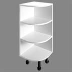 Curved Flat Pack Cabinets