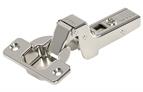 Blum CLIP top standard hinge 107°, inset application, free swing, hinge cup, ni