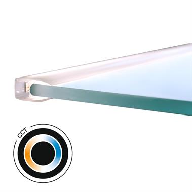 Glow Pro CCT Illuminated Glass Shelf Profile