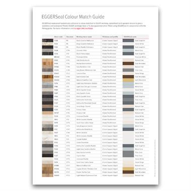 EGGERSeal Colour Match Guide