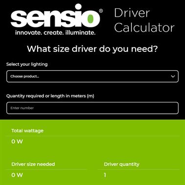 Sensio Driver Calculator