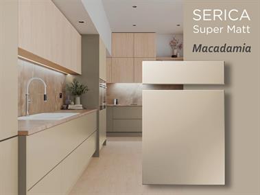 Our SERICA Super Matt Range Gets The New Macadamia Décor
