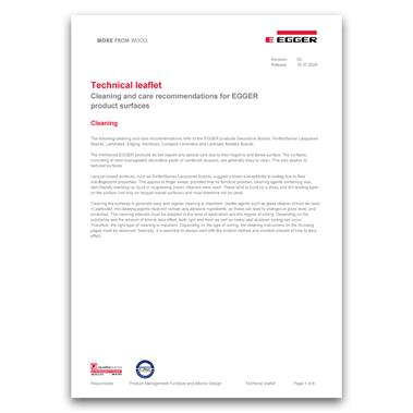 Cleaning and Maintenance instructions