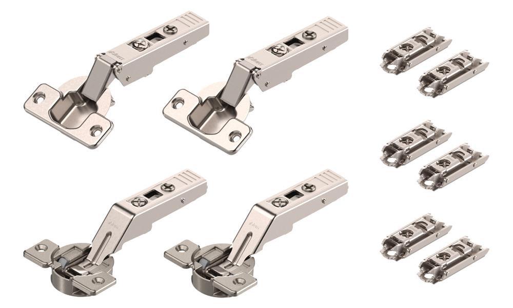Blum Aventos screw on hinge pack for wooden fronts