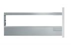 Blum Antaro Tandembox D-Height (350mm) Gallery Rail | Metallic Grey | 30kg