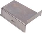 Cover for camar hanging bracket, matt nickel right hand