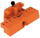Blum drilling template for hook and peg tandem runners