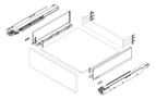 Blum Legrabox with Blumotion K height 450mm stainless steel (70kg)
