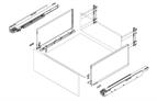 Blum Legrabox with Blumotion F height 500mm orion grey (70kg)