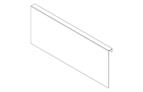 Blum Ambia-Line high fronted steel frame adaptor for MFC back orion grey