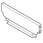 Blum Steel Back to Suit 86 X 600mm Silk White