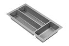 Antaro metallic grey cutlery insert w214 x d422mm to fit 300mm