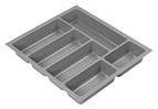 Antaro metallic grey cutlery insert w364 x d422mm to fit 450mm