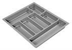 Antaro metallic grey cutlery insert w514 x d422mm to fit 600mm