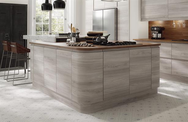 Curved Flat Pack Cabinets