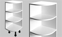 Curved Flat Pack Cabinets
