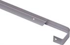Satin aluminium butt joint connector for 40mm worktop
