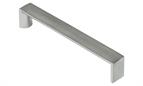 Square &#39;D&#39; Handle, Brushed Nickel, 160mm centres