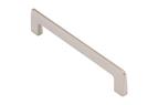 Slim &#39;D&#39; Handle, Brushed Nickel, 160mm centres