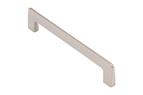 Slim &#39;D&#39; Handle, Brushed Nickel, 160mm centres