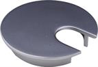 Cable tidy matt chrome 63mm