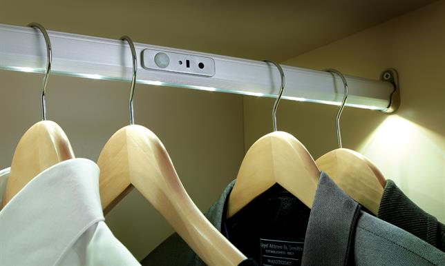 Alto Rechargeable LED Wardrobe Rail Light