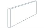 Avanti Quadro 22mm Plinth, Light Grey Grained Paint Effect 150 x 2800mm