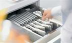 Blum orga-line knife block  grey