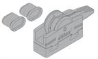 Blum Servo-Drive cable connecting node and 2 end caps