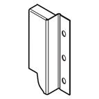 Blum back bracket for K Drawers in grey LH