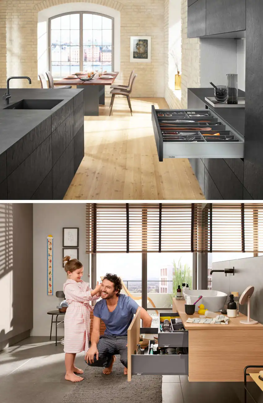 Blum kitchen drawers