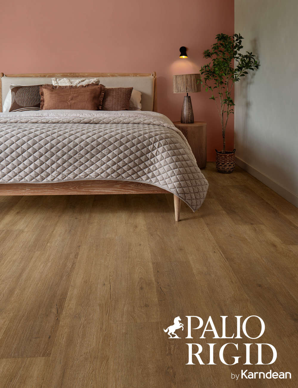 Palio by Karndean flooring in a bedroom setting